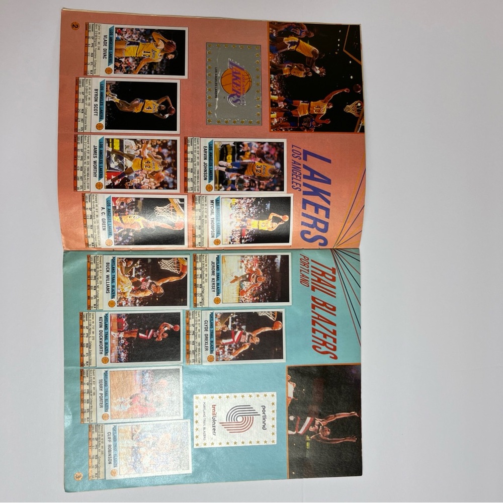Panini Basketball Sticker Album 1990-91 Premiere Edition Jordan Pippen Bird Good - Picture 7 of 8